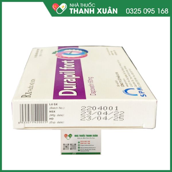 DURAPIL fort - Điều trị xuất tinh sớm ở nam